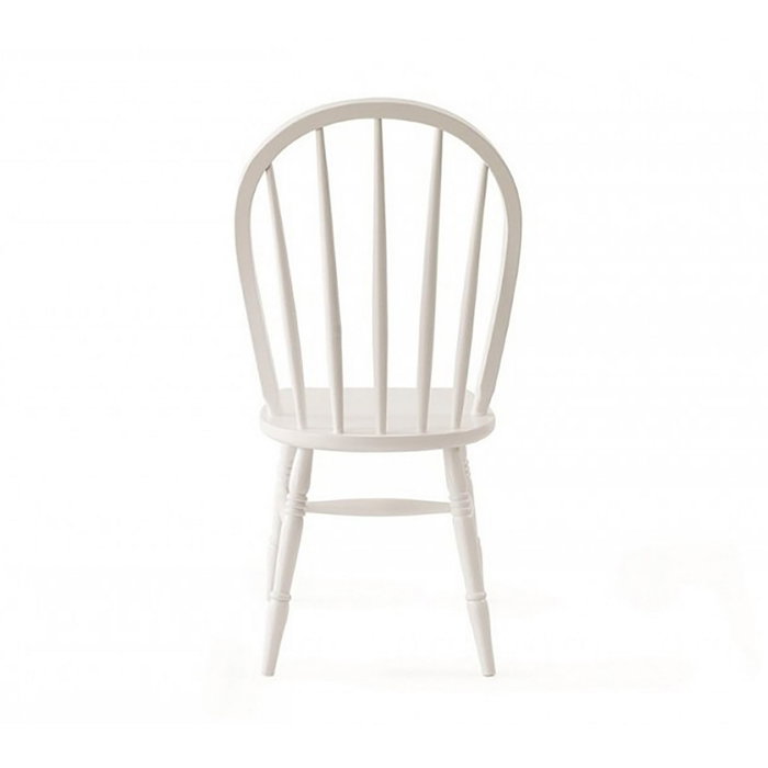 Hanah Home Silla Albero07 Madera de Haya Blanca 47x45x100 cm